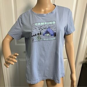 Blue Organic Cotton T-Shirt